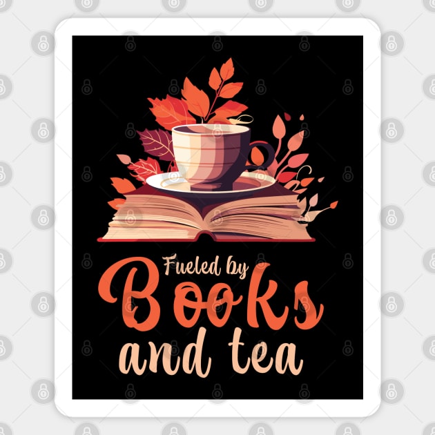 Fueled By Books And Tea Magnet by PaulJus